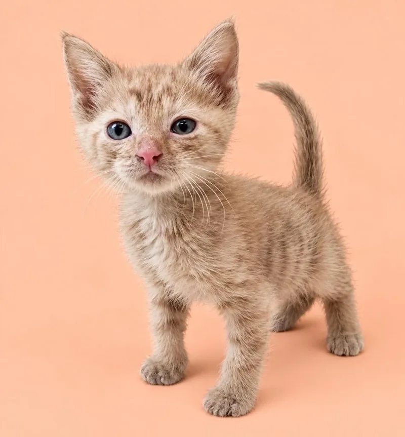 A baby medium-sized female Domestic Short Hair cat named Circe for adoption in Little Rock, AR