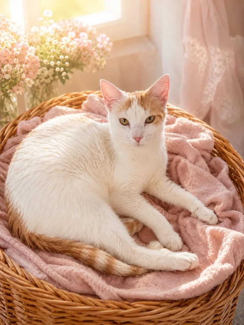An adult medium-sized female Domestic Short Hair cat named Jinny for adoption in Newton, IL
