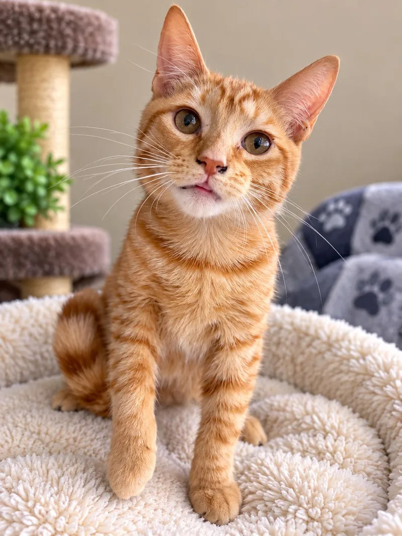 A baby small-sized male Domestic Short Hair cat named Rupert for adoption in Rio Linda, CA