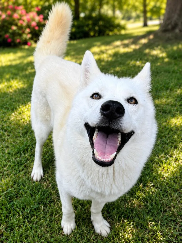 An adult medium-sized female Husky dog named Jolly for adoption in East Ridge, TN