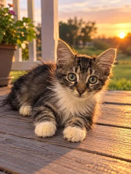 A baby small-sized male Domestic Short Hair cat named Meru for adoption in New Orleans, LA