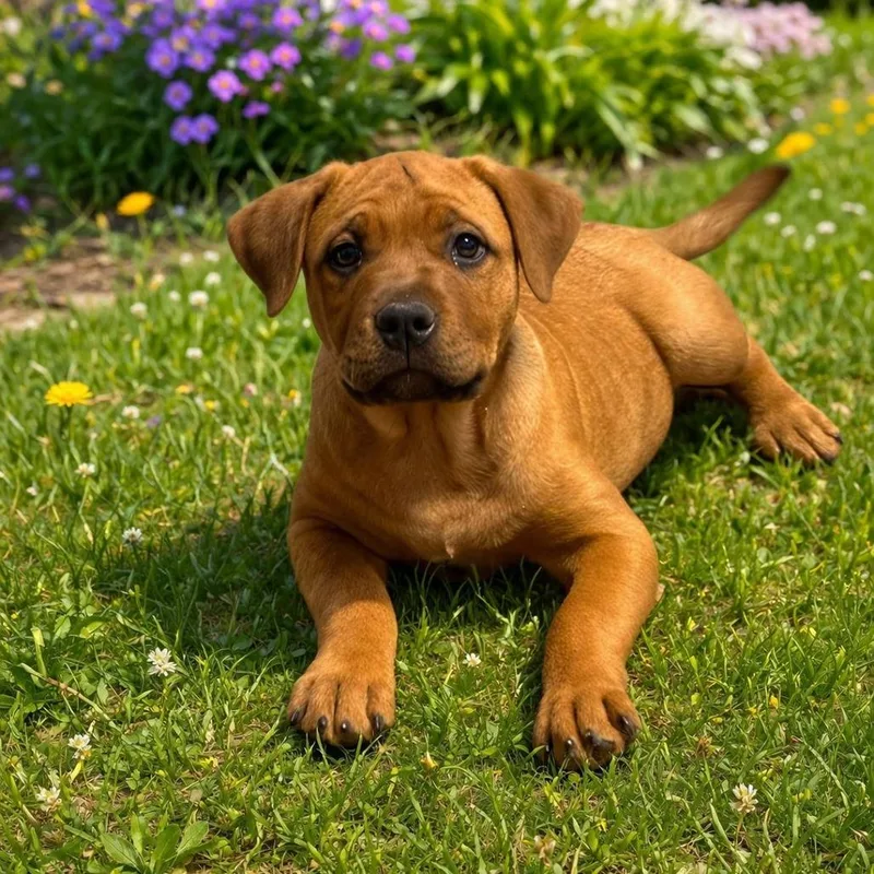 A baby large-sized female Red / Chestnut / Orange Pit Bull Terrier dog named Pebbles Iii for adoption in Mount Pleasant, TX