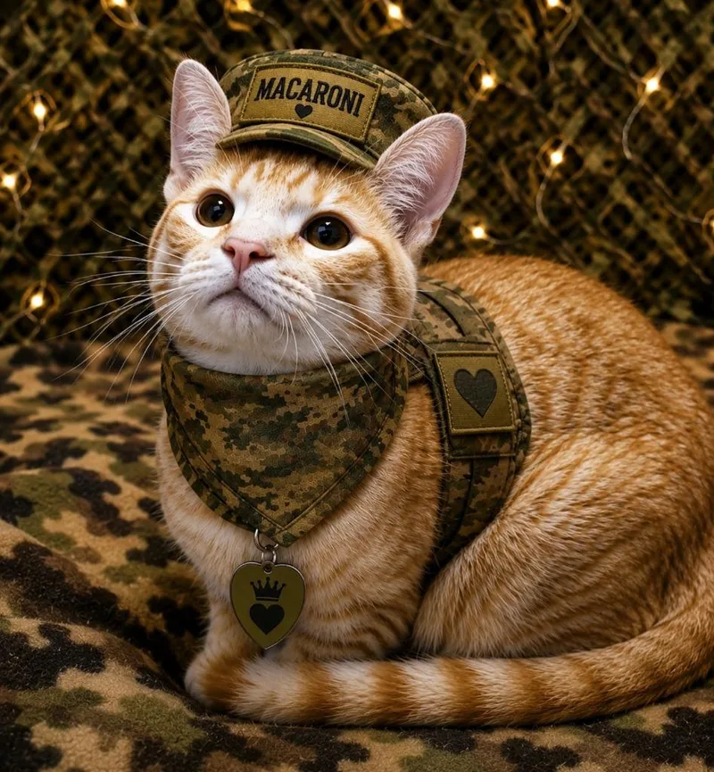 A young large-sized male Domestic Short Hair cat named Macaroni for adoption in Washington Court House, OH