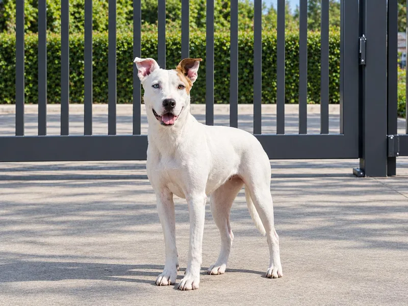 A young medium-sized female White / Cream Mixed Breed dog named Misty for adoption in Orangeburg, SC