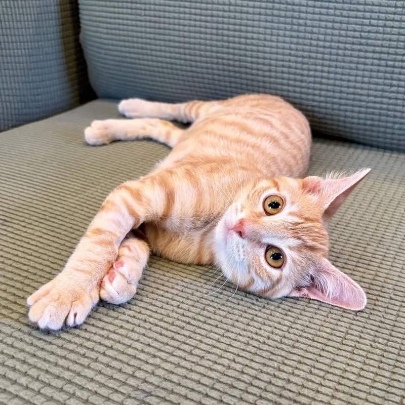 A baby small-sized male Domestic Short Hair cat named E.Coli for adoption in Costa Mesa, CA