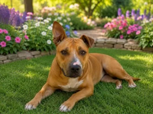 A young large-sized male Bull Terrier dog named Soto for adoption in Chatsworth, CA