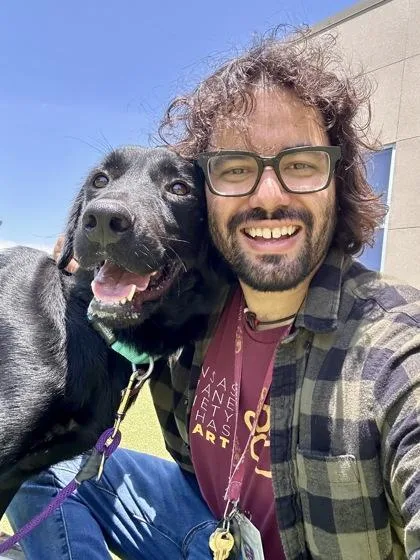 An adult large-sized female Black Mixed Breed dog named Blue for adoption in Wichita, KS