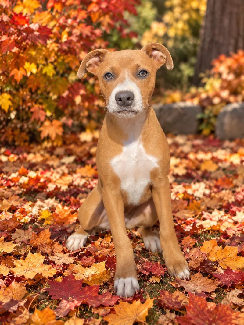 A baby medium-sized female Yellow / Tan / Blond / Fawn Hound dog named Rachel for adoption in Pleasant Valley, NY