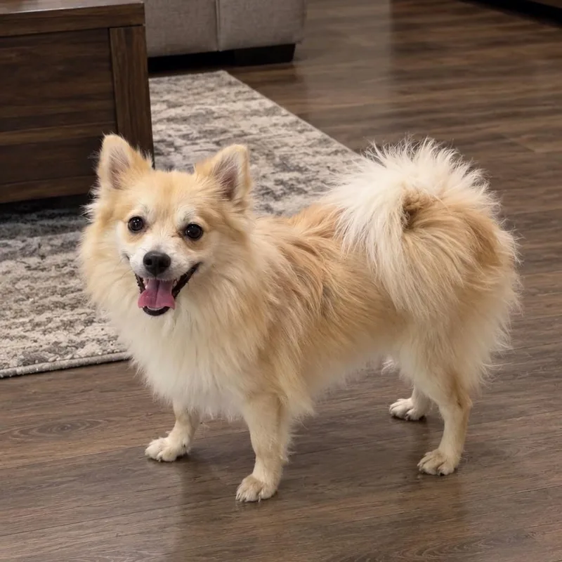 A baby small-sized male Pomeranian dog named Mickey for adoption in las vegas, NV