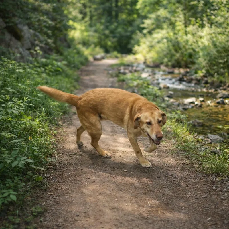 A senior large-sized female Yellow / Tan / Blond / Fawn Yellow Labrador Retriever dog named Scarlett for adoption in Smithfield, NC