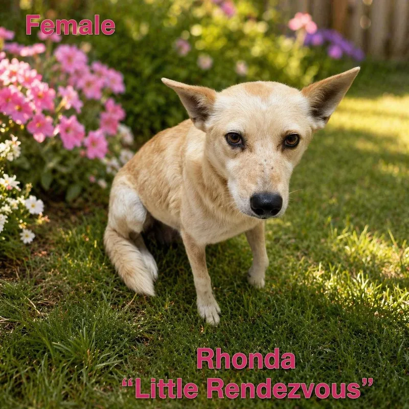 An adult medium-sized female Australian Cattle Dog / Blue Heeler dog named Rhonda for adoption in PLAINFIELD, CT