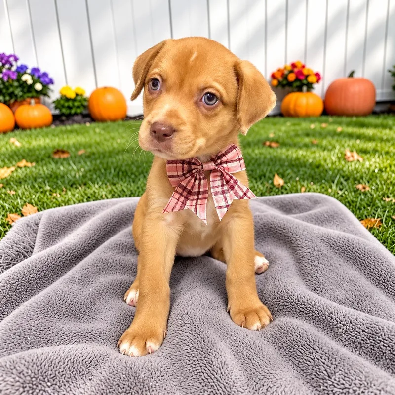 A baby medium-sized female Yellow / Tan / Blond / Fawn Labrador Retriever dog named Latte for adoption in Fort Worth, TX