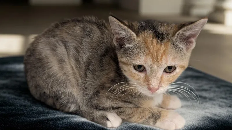 A baby small-sized female Domestic Short Hair cat named Cheesecake for adoption in Fort Myers, FL