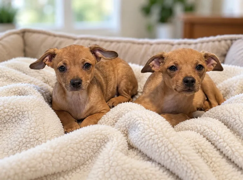 A young small-sized female Brown / Chocolate Chihuahua dog named Princess and Bambi for adoption in Hortense, GA
