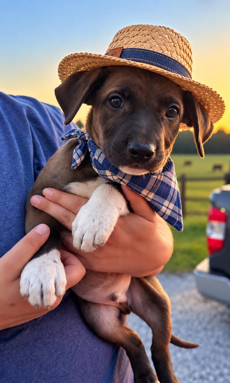 A baby medium-sized male Catahoula Leopard Dog dog named Duffy for adoption in Mount Laurel, NJ