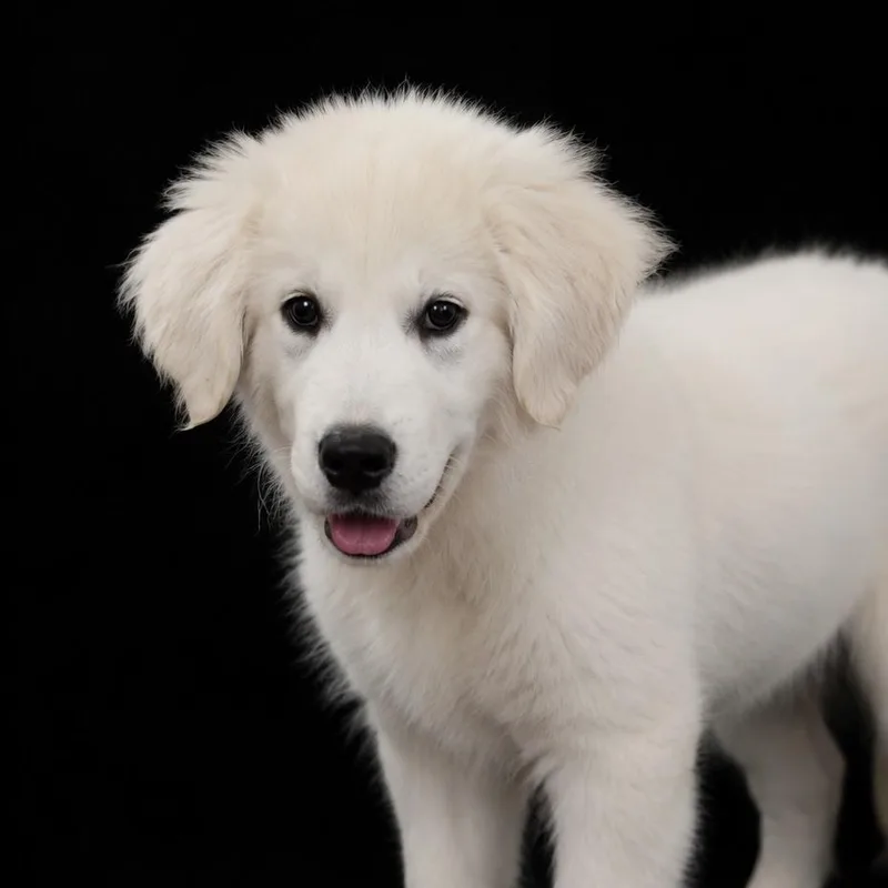 A young large-sized male Great Pyrenees dog named Axle for adoption in Oak Bluffs, MA