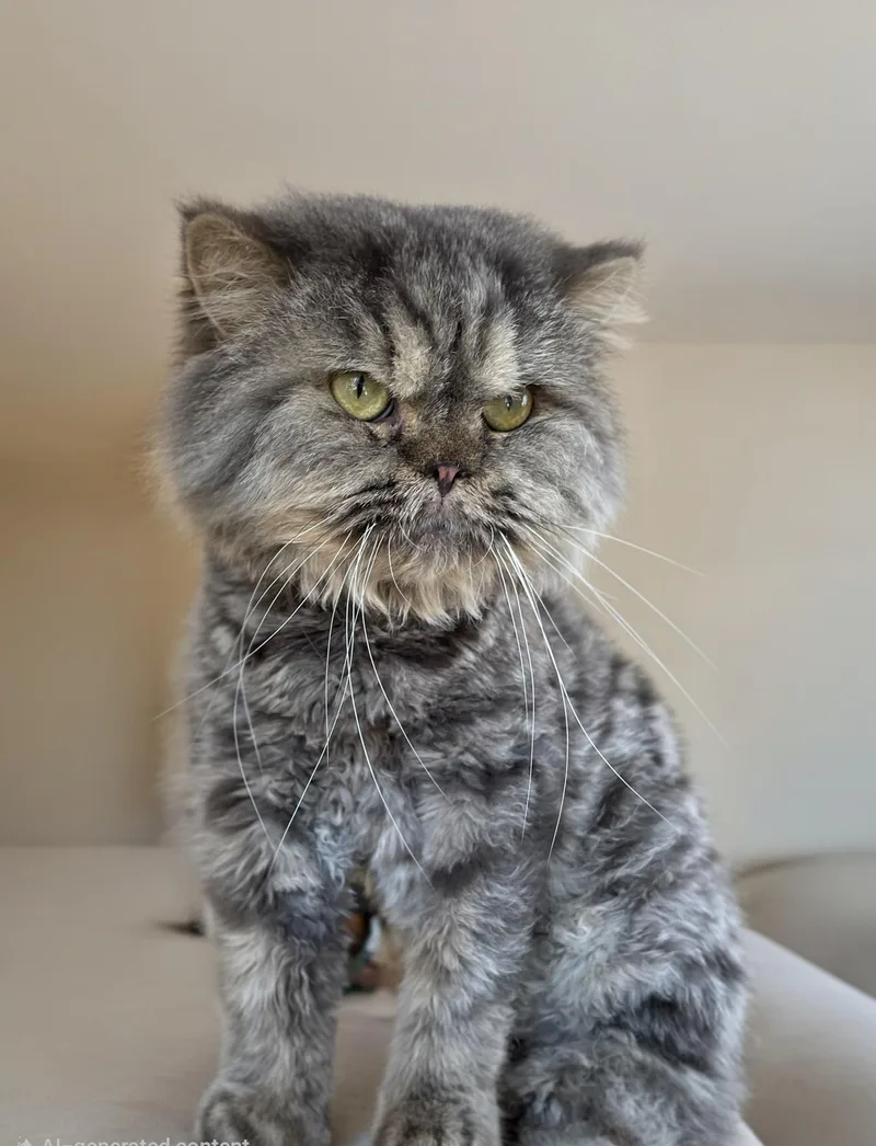 A young medium-sized male Persian cat named Hank for adoption in Snow Hill, MD