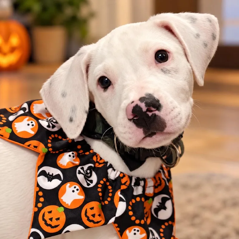A baby medium-sized male White / Cream Pit Bull Terrier dog named Secret Chance for adoption in Griswold, CT