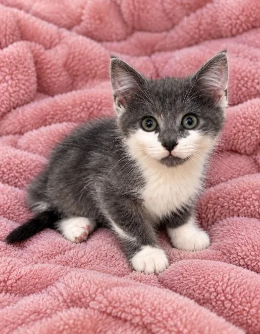 A young large-sized male Domestic Medium Hair cat named Grayson for adoption in Lagrange, IN