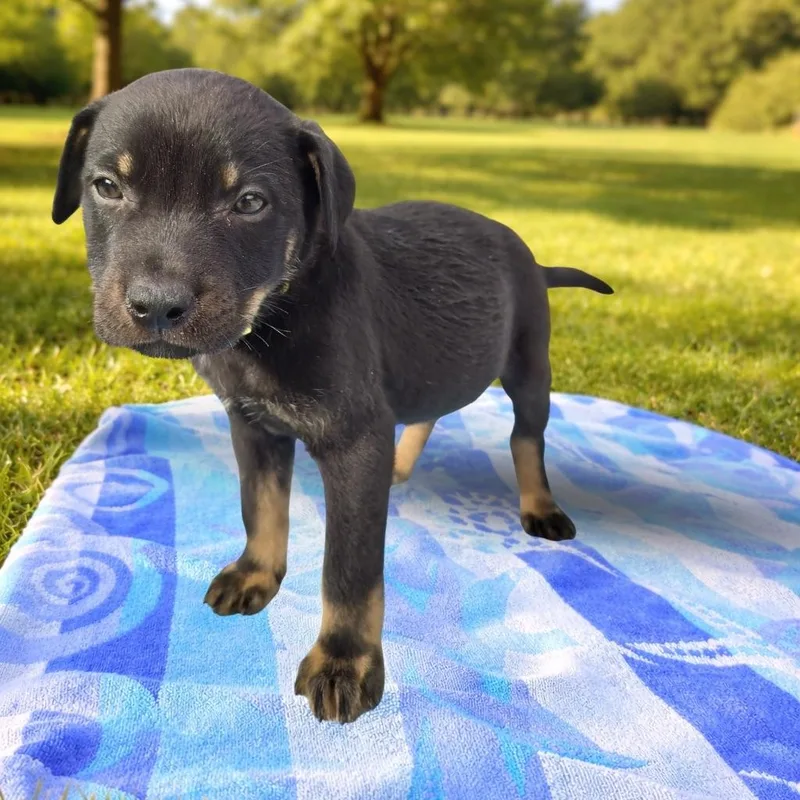 A baby medium-sized male Mixed Breed dog named Pikchu for adoption in Henderson, NV