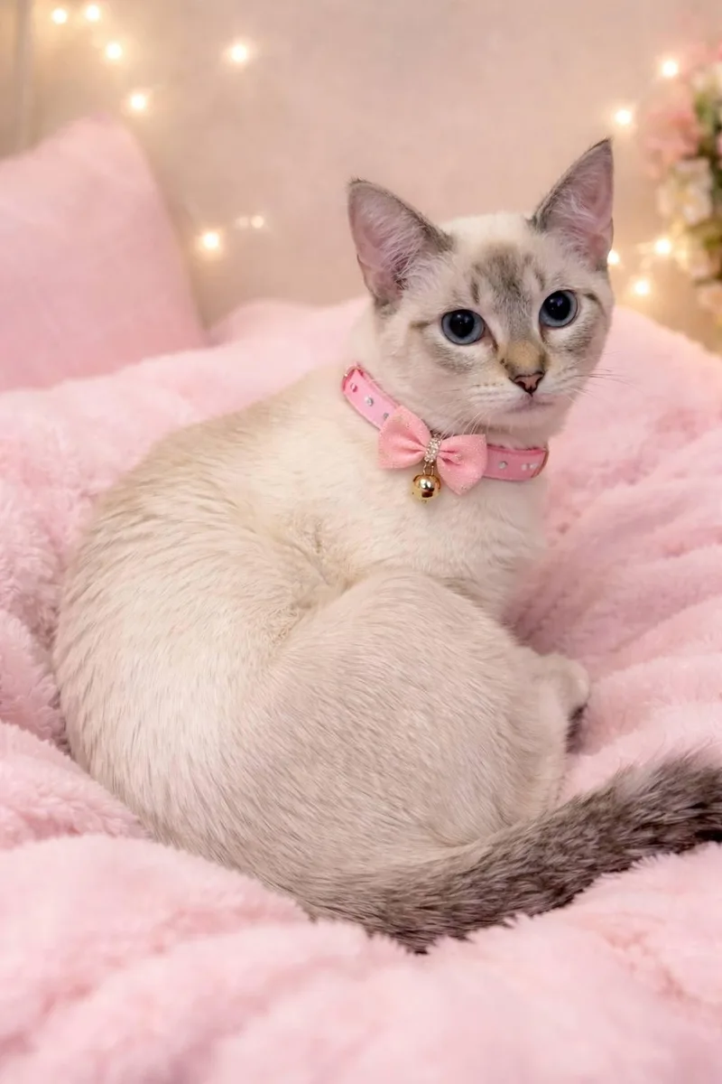 A baby small-sized female Siamese cat named Dylan & Maddox for adoption in Mabank, TX