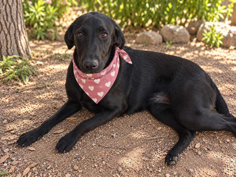 A young large-sized female Labrador Retriever dog named Stella for adoption in Phoenix, AZ