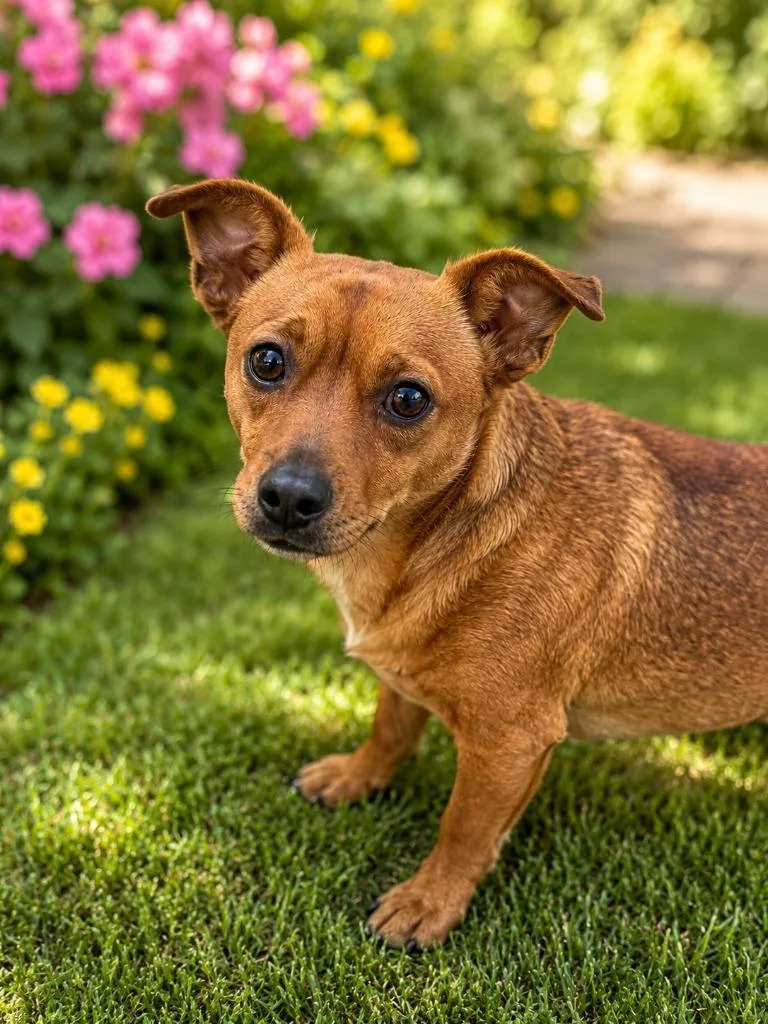 A young small-sized male Chihuahua dog named Curly for adoption in East Ridge, TN