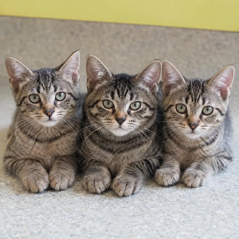 A baby medium-sized male Tabby (Brown / Chocolate) Domestic Short Hair cat named The Fastener Litter for adoption in Pontiac, MI