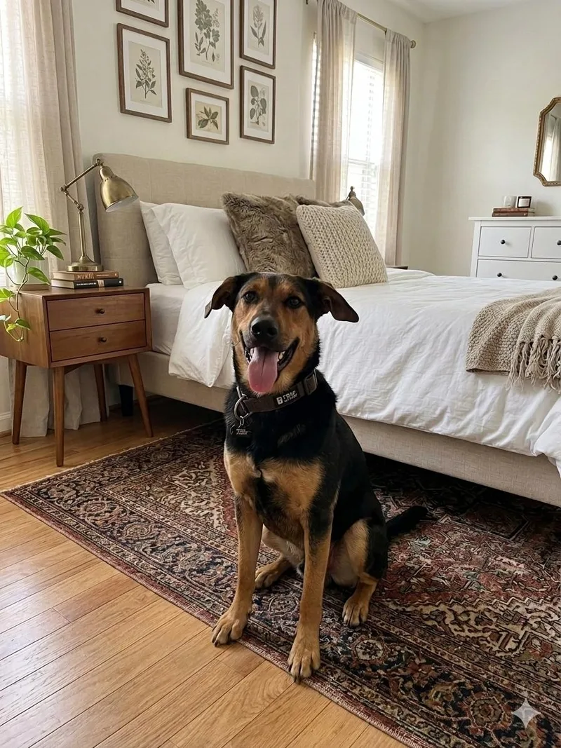 A young medium-sized male Black German Shepherd Dog dog named Toby for adoption in Willis, TX