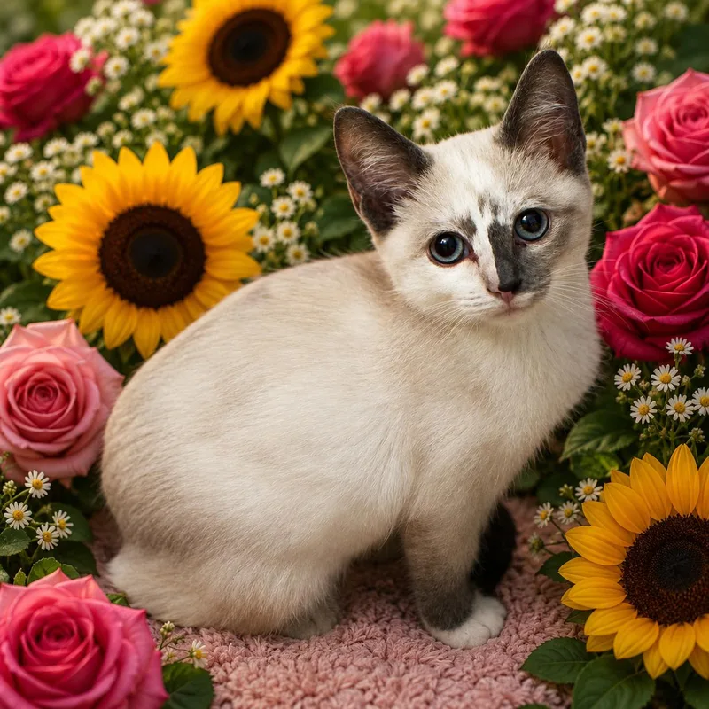 A baby small-sized female Chocolate Point Siamese cat named Jewels for adoption in Arlington, TX