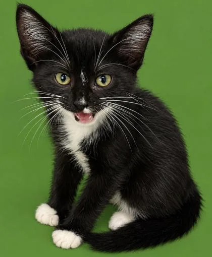A baby small-sized male Domestic Short Hair cat named Winter for adoption in Cumming, GA