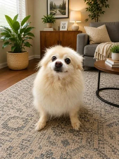 An adult small-sized female Pomeranian dog named Vera for adoption in Malvern, PA