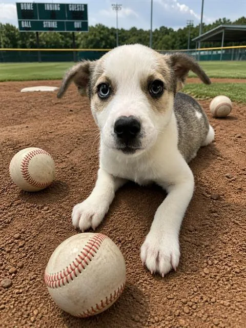A baby small-sized male Akita dog named Baily for adoption in Globe, AZ