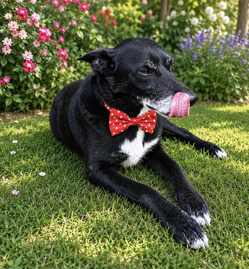 An adult medium-sized male Border Collie dog named Coco for adoption in Allen, TX