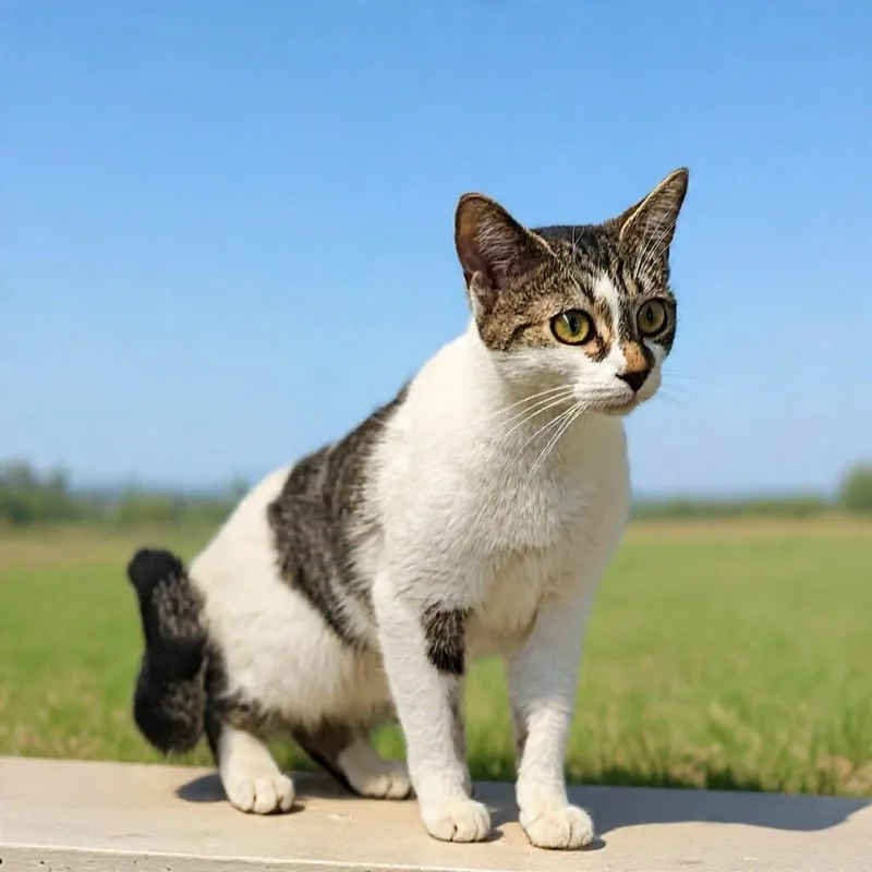 An adult medium-sized female Domestic Short Hair cat named Christy for adoption in Talladega, AL