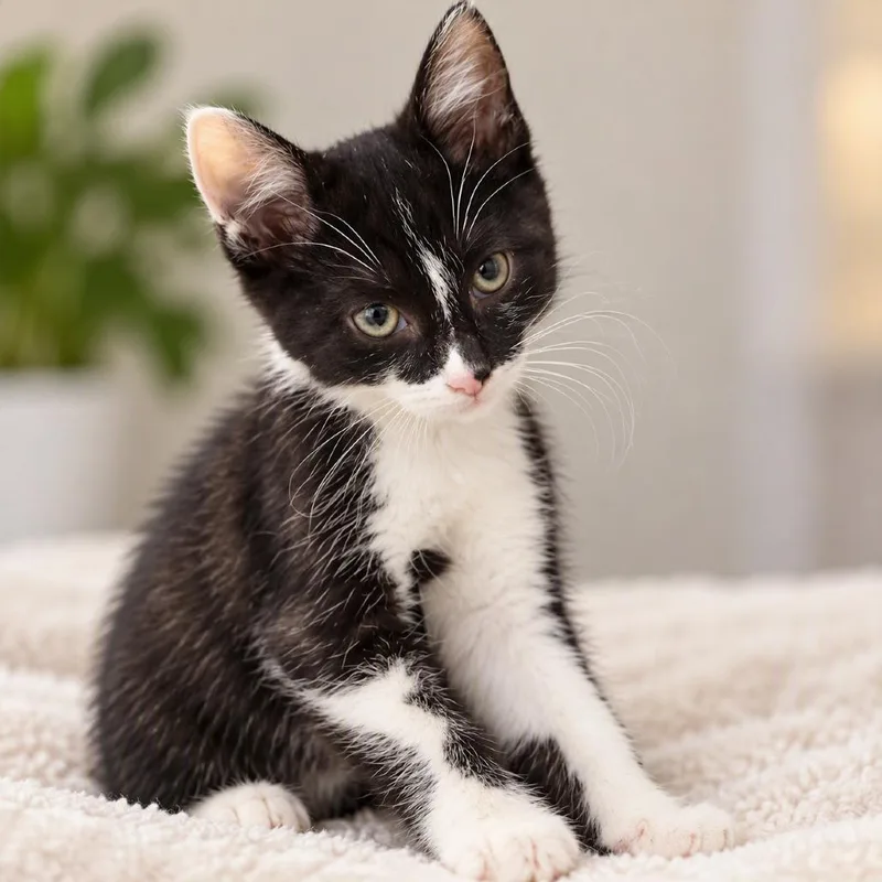 A baby small-sized female Domestic Short Hair cat named Pink for adoption in La Plata, MD
