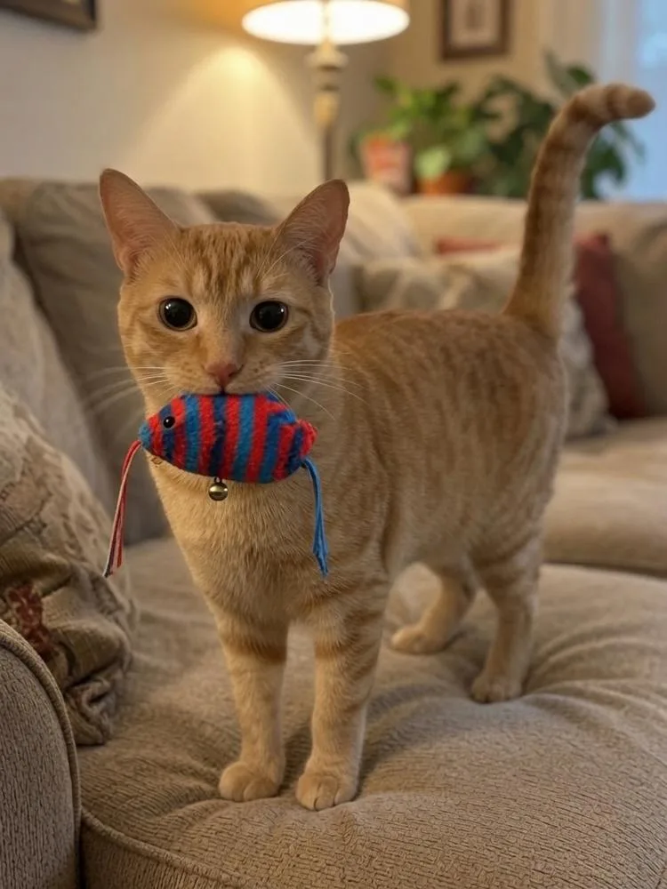 An adult large-sized male Domestic Short Hair cat named Pumpkin the Porch Pirate for adoption in Greenville, SC