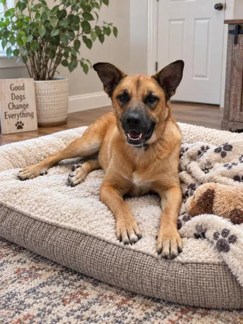 An adult large-sized female German Shepherd Dog dog named Brownie for adoption in Midway, UT
