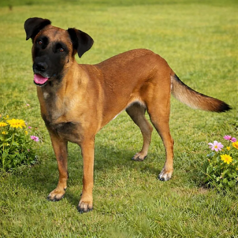 An adult large-sized female Belgian Shepherd / Malinois dog named Roxie for adoption in Atchison, KS