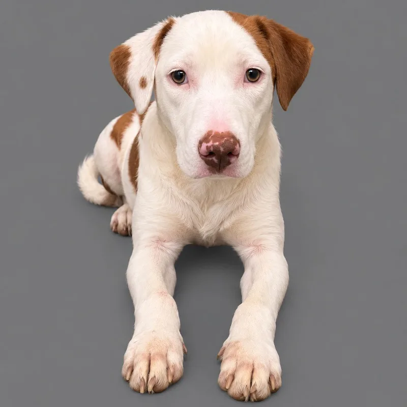 A young medium-sized female Australian Shepherd dog named Ryme for adoption in Plaquemine, LA