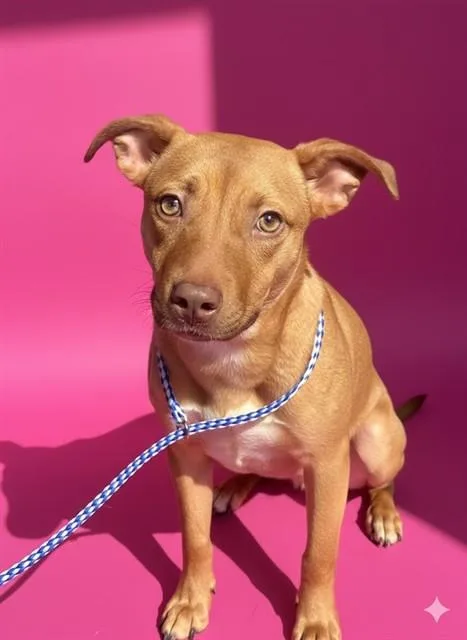 A young medium-sized female Mixed Breed dog named Emberlynn for adoption in Jacksonville, FL