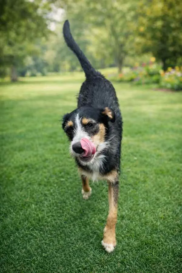 A young medium-sized female Cattle Dog dog named Koko for adoption in Perris, California