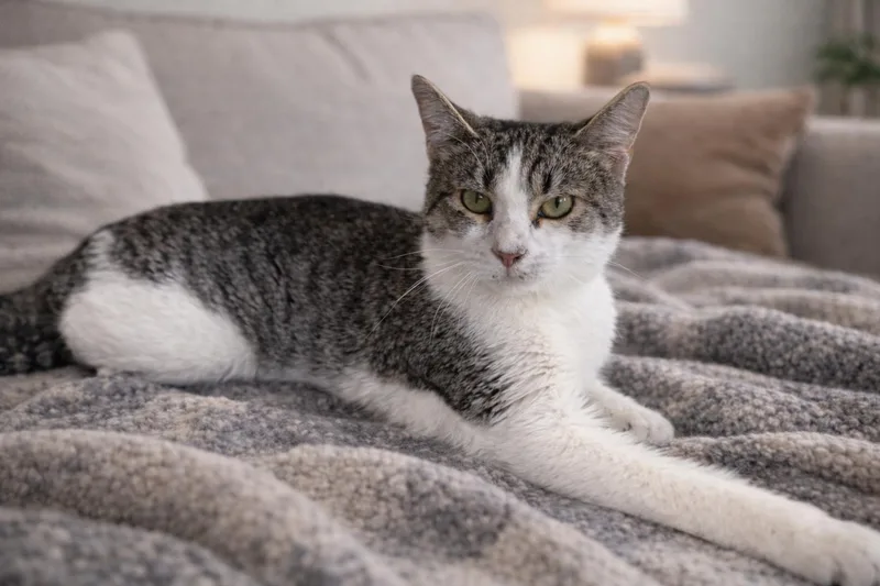 An adult medium-sized female Tabby (Brown / Chocolate) Domestic Short Hair cat named Bella for adoption in Jacksonville, FL