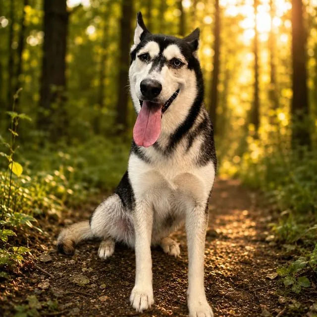 An adult large-sized female Siberian Husky dog named Sidney for adoption in Thousand Palms, CA