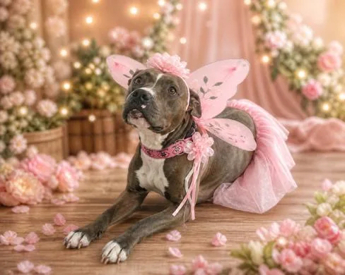 An adult large-sized female Pit Bull Terrier dog named Colleen for adoption in merrillville, IN