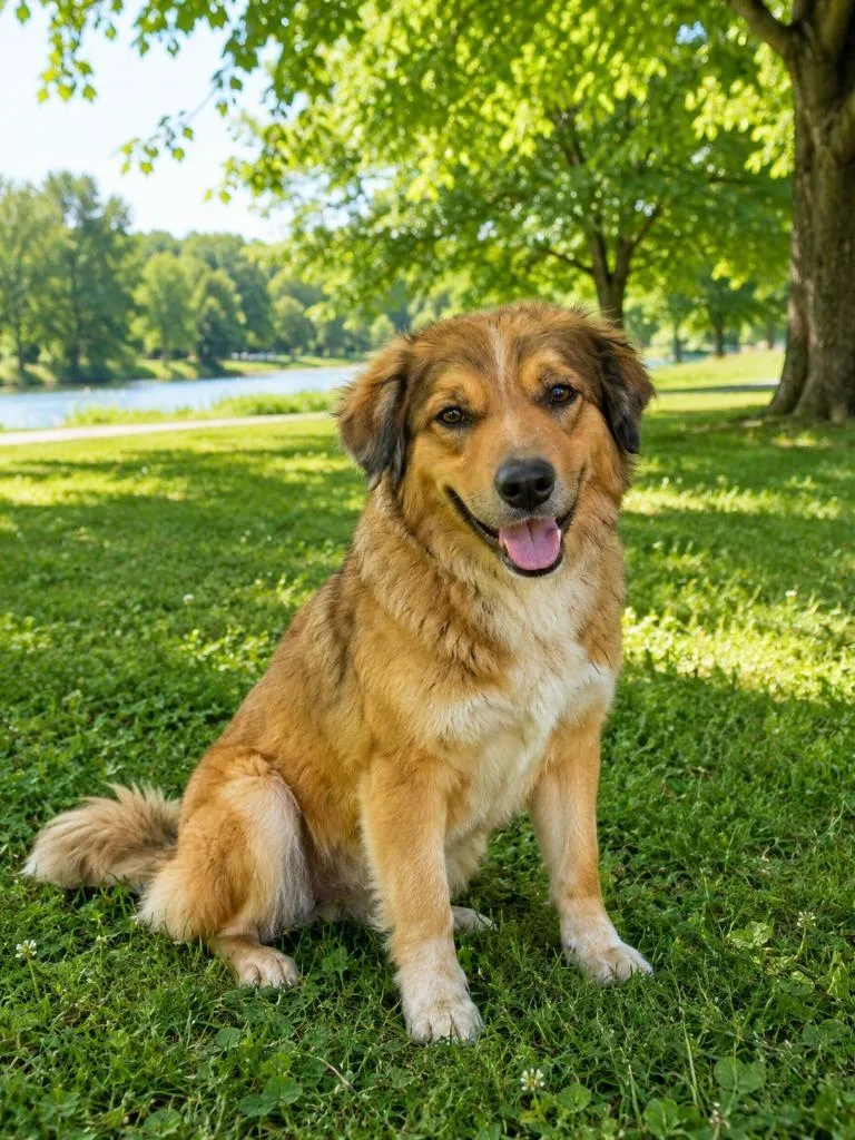 A young large-sized male English Shepherd dog named Woody for adoption in Mountain Home, AR