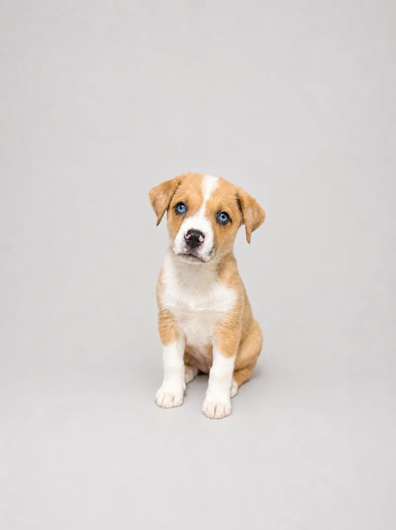 A young small-sized male White / Cream Jack Russell Terrier dog named Bean for adoption in Baton Rouge, LA