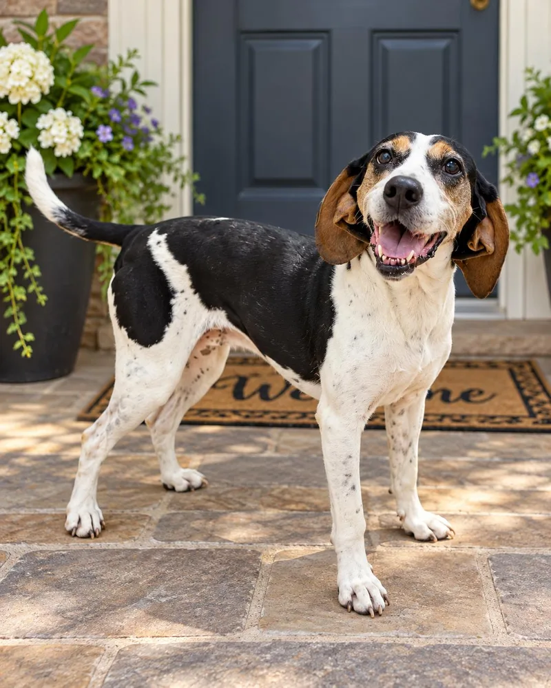 An adult medium-sized female Beagle dog named Tequila for adoption in POTOMAC, MD