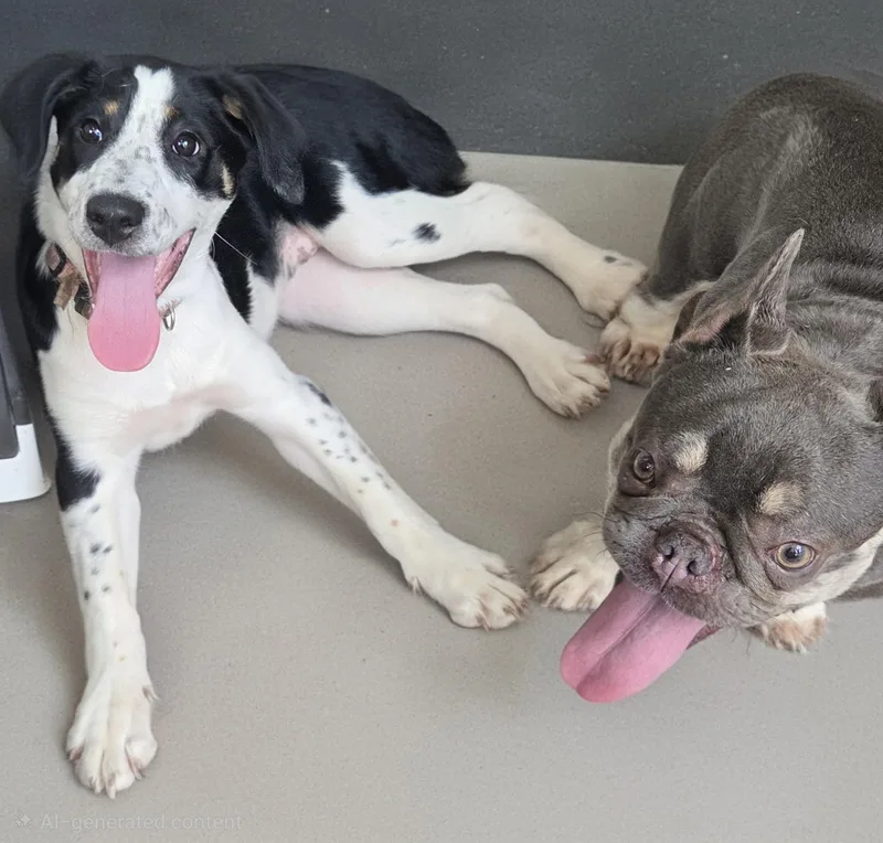 A young medium-sized female White / Cream Australian Cattle Dog / Blue Heeler dog named Lou Lou for adoption in Hialeah, FL
