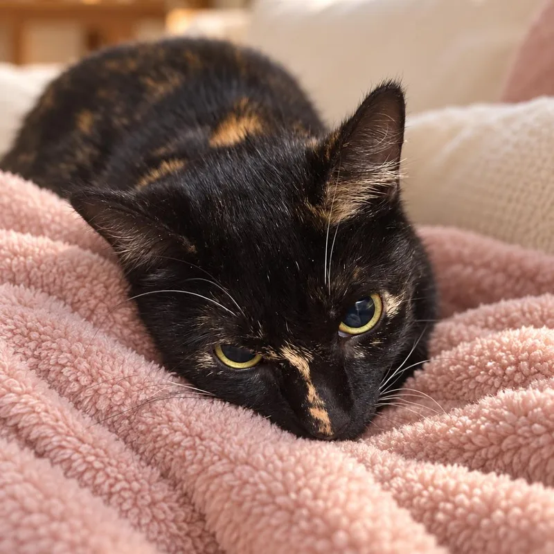 A young small-sized female Black Domestic Short Hair cat named Ms.Bradbury for adoption in Yanceyville, NC